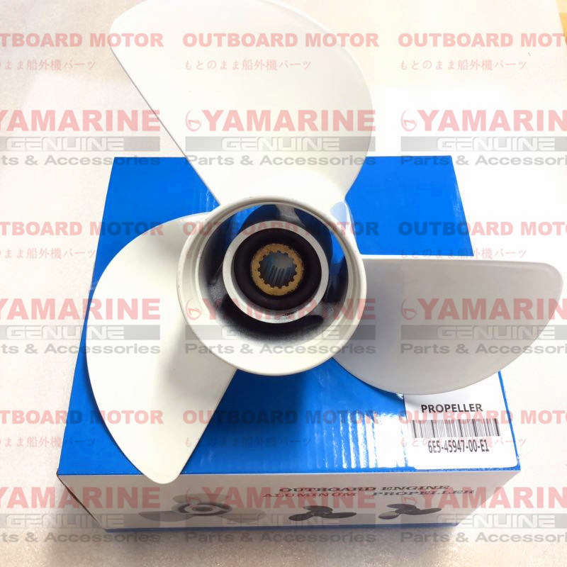 YAMAHA Outboard Motor Aluminum 3 Blade Prop Propeller 13 1/2 X 15-K Boat Engine Propeller 6e5-45947-00-EL