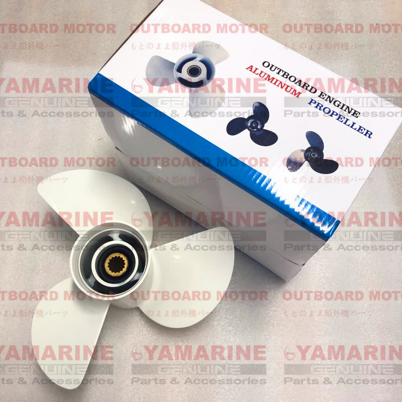 YAMAHA Outboard Motor Aluminum 3 Blade Prop Propeller 13 1/2 X 15K